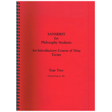 Sanskrit for Philosophy Students Year Two